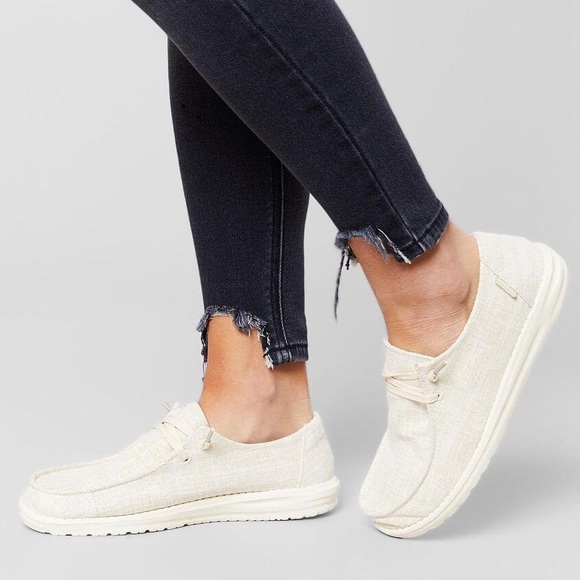 Hey Dude Wendy Sparkling Gold Shoe 